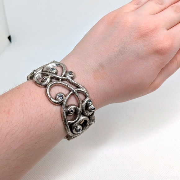 Brighton Jewelry - Brighton Swirl Crystal Bracelet